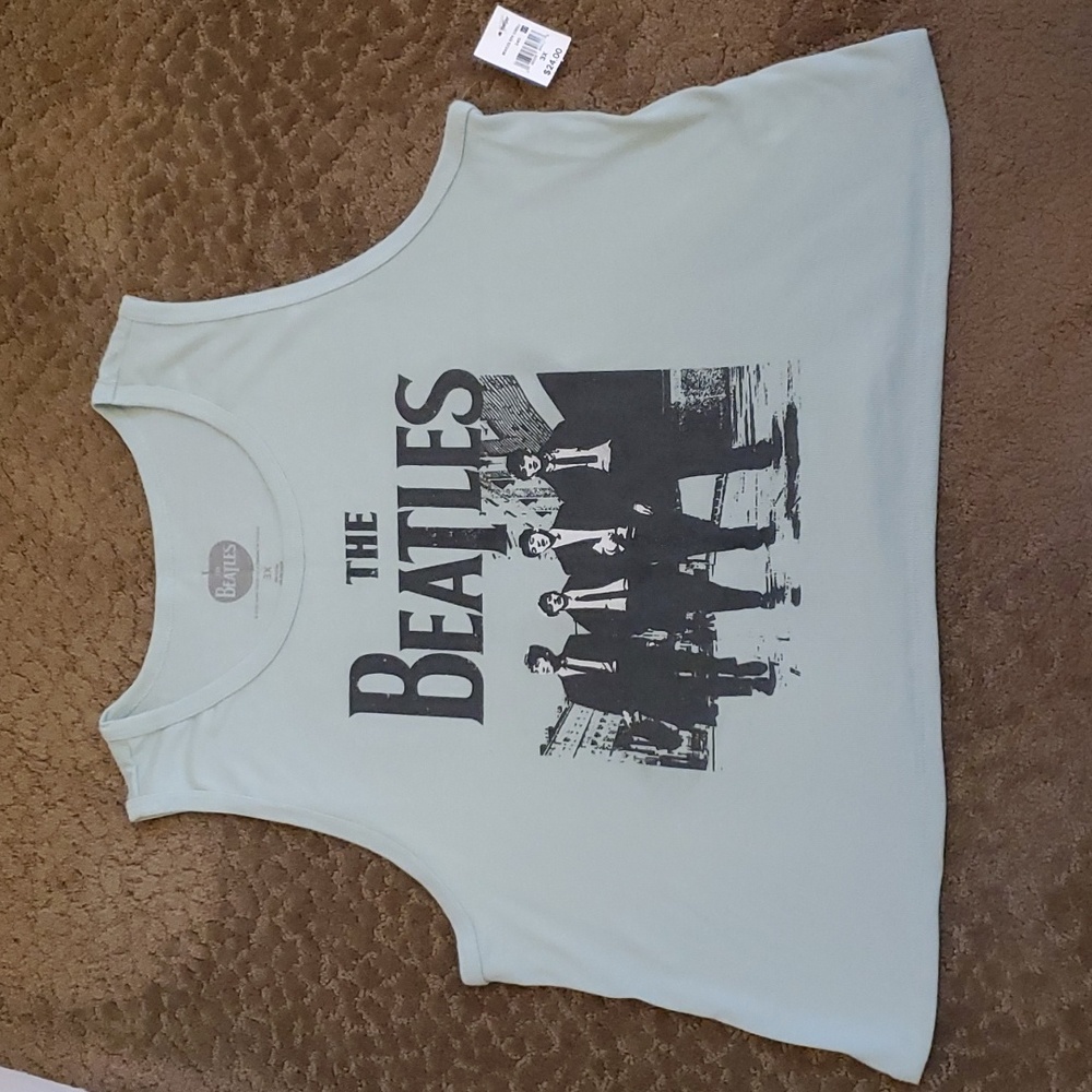 Juniors THE BEATLES Rock Band Tank Top Size 3X  On Air Live at the BBC Vol 2 NWT